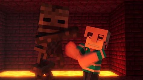 Wither Skeleton Encounter Minecraft Animation Youtube