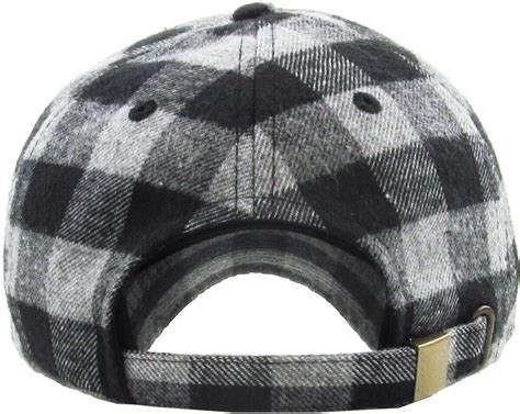 Buffalo Plaid Curved Visor Baseball Cap Dad Hat Polo Style Low Crown Ebay