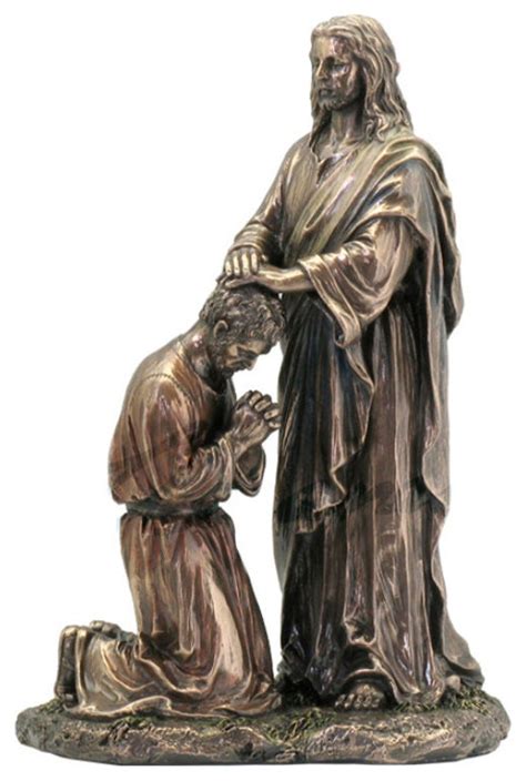Jesus Blessing The Disciple Statue By Veronese Designs Traditional