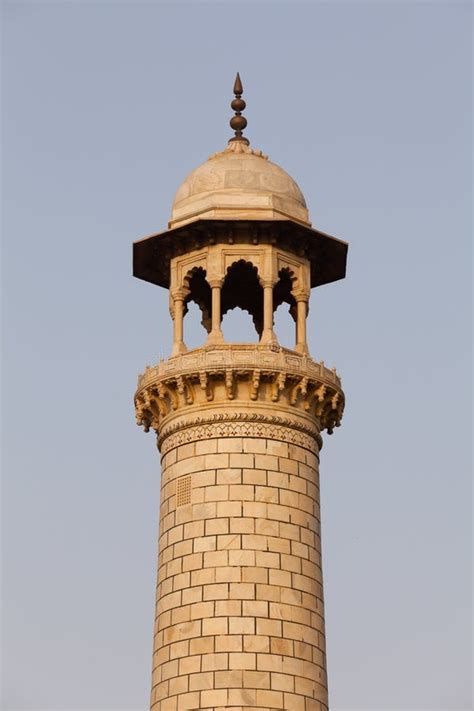 Taj Mahal Minaret Stock Photo Image Of Balcony Architecture 25590082