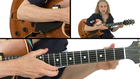 🎸jazz Guitar Lesson Basic Charleston Rhythm Demonstration Mimi Fox