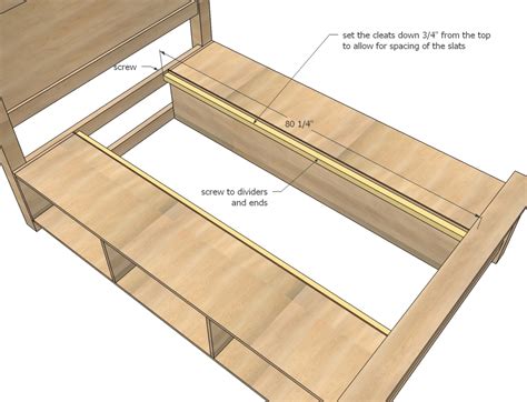 This will give you about 1/8 in. Woodwork Platform Bed Frame Plansstorage PDF Plans