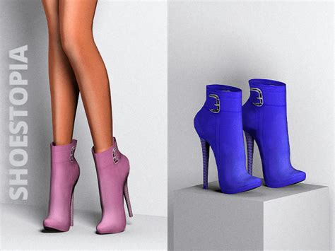 Shoestopia Catwalk Boots The Sims 4 Download Simsdomination In