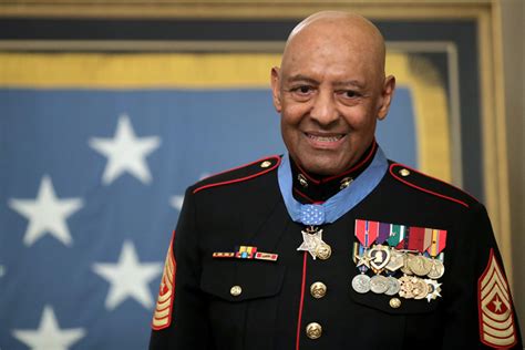 Retired Marine Receives Medal Of Honor For Vietnam Actions