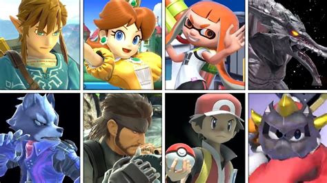 Super Smash Bros Ultimate All 68 Characters Gameplay Final