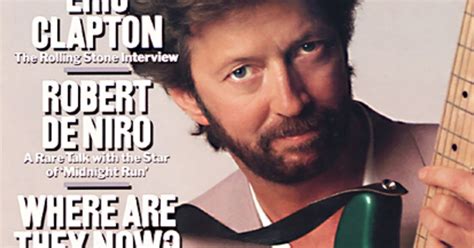 august 25 1988 eric clapton on the cover of rolling stone rolling stone