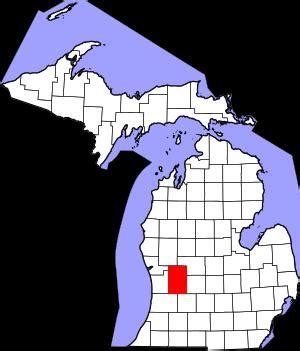 Kent County On The Map Of Michigan Cities Roads Borders And