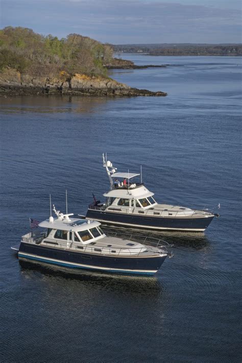 Sabre 48 Fly Bridge Sedan Motor Yacht Custom Hand Crafted Maine