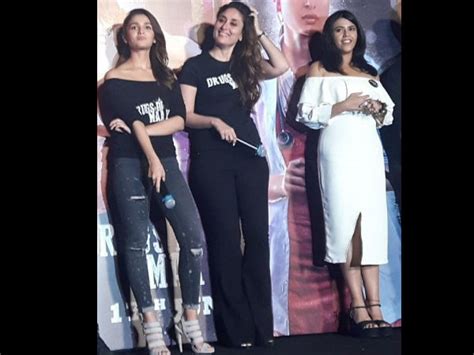 Kareena Shahid Kapoor Pics At Udta Punjab Trailer Launch Kareena Kapoor Shahid Kapoor Alia