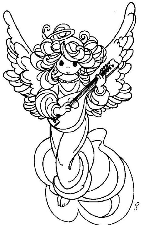 Coloring pages for precious moments are available below. Coloring pages precious moments - picture 3