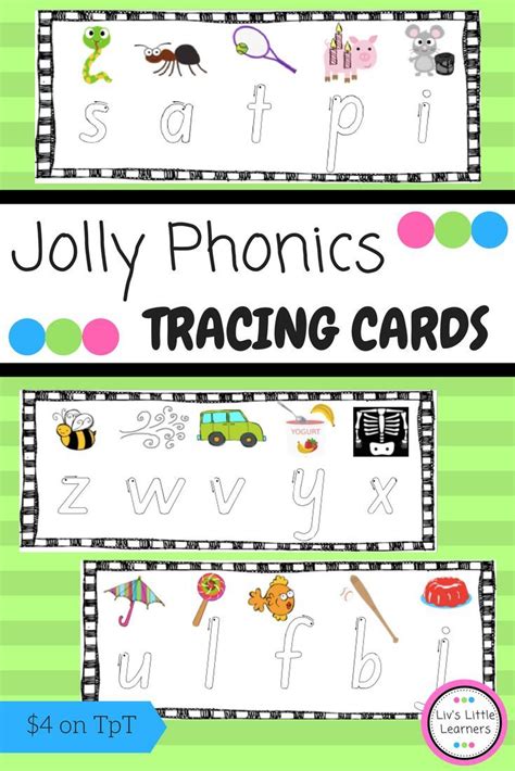 Jolly Phonics Letter Tracing English Activity Early Childhood