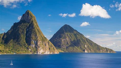 Pitons St Lucia Wallpapers Wallpaper Cave