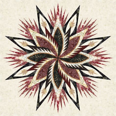 Star Of Fire Quilt Pattern By Quiltworx Judy Niemeyer Etsy