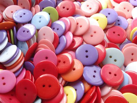 100 Mixed Resin Buttons 23mm Mixed Colour Buttons Pack Of 100 Buttons