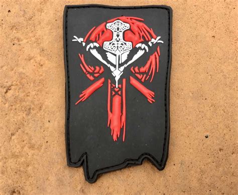 3d Rubberpatch Vikings Banner Morale Patches Patches Patch Werk