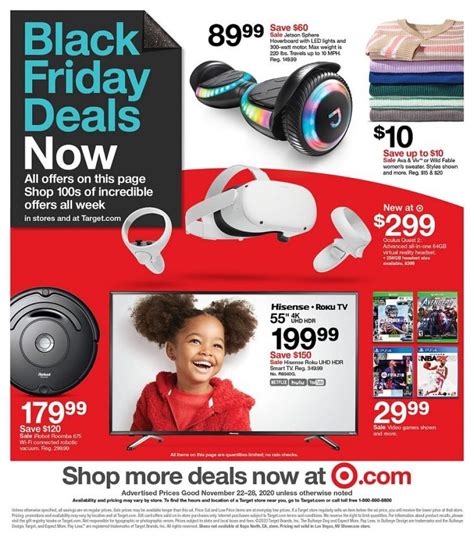 What Shops Have The Best Black Friday Deals - Target Black Friday 2020 Deals Ad Flyer November 22 to November 28