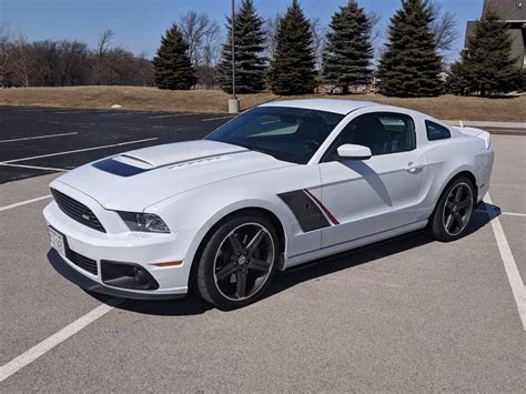 5th Gen White 2014 Ford Mustang Roush Stage 3 V8 For Sale Mustangcarplace