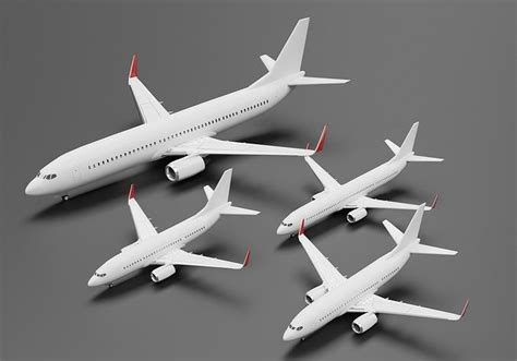 Boeing 737 600 737 700 737 800 737 900 Next Generation Pack 3d Model Cgtrader