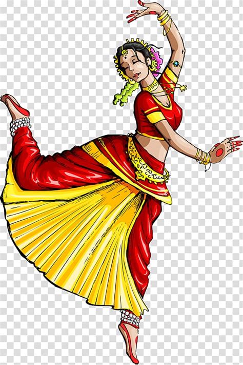 Woman Dancing Illustration Dance In India Indian Classical