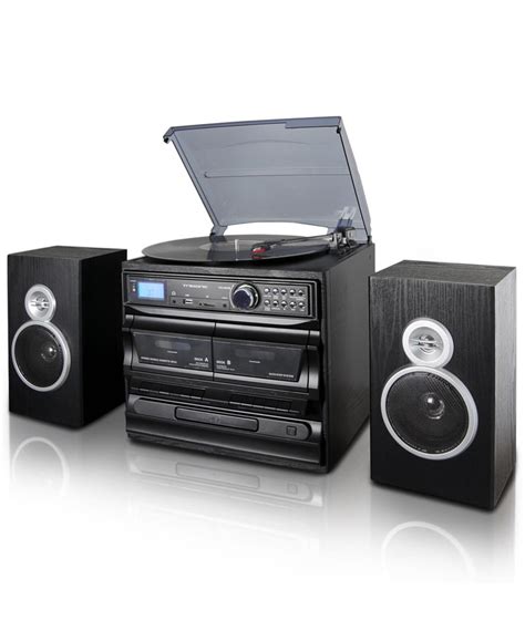 Заказать 3 Speed Vinyl Turntable Home Stereo System With Cd Player