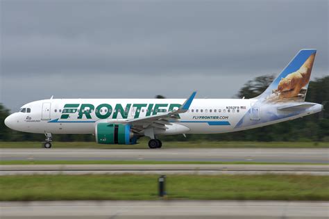N352fr Frontier Airlines Airbus A320neo By Andrew Salisbury