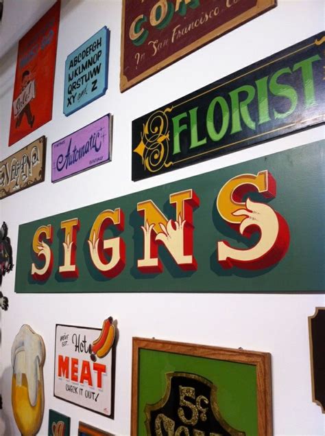 A Collection Of Hand Lettered Signs By Golden West Sign Arts Sign