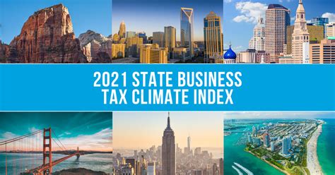 2021 State Business Tax Climate Index Tax Foundation