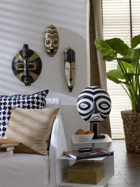 African Decoration Accents In The Interior Design