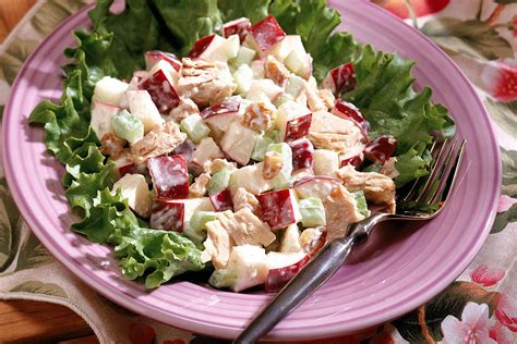 Ham salad is a delicious and creamy appetizer made with diced ingredients and tossed in a simple mayo dressing. Curried Chicken Salad With Diced Apple