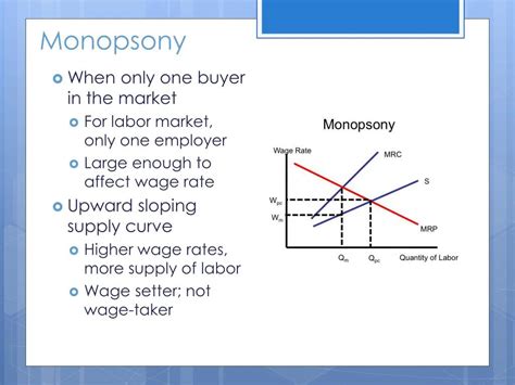 What Is Monopsony Meaning Features And Operations