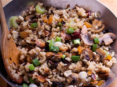 Recipe Wild Rice Almond And Mushroom Stuffing Easy Health Options