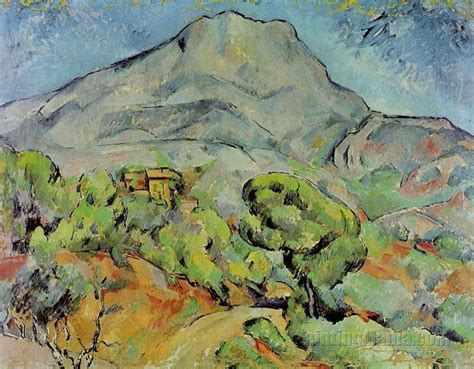 Road Near Mont Sainte Victoire Paul Cezanne Paintings