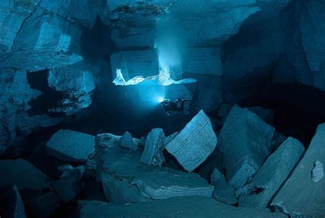 Orda Cave Worlds Longest Underwater Gypsum Cave In Russia Amusing