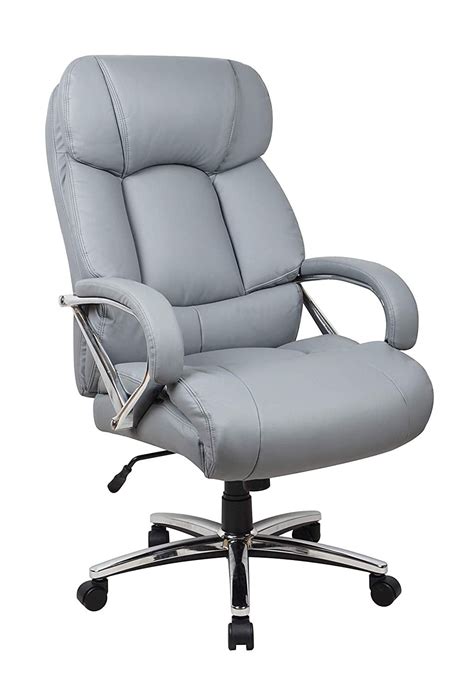 Office Factor Leather Office Chair Fully Adjustable Big And Tall