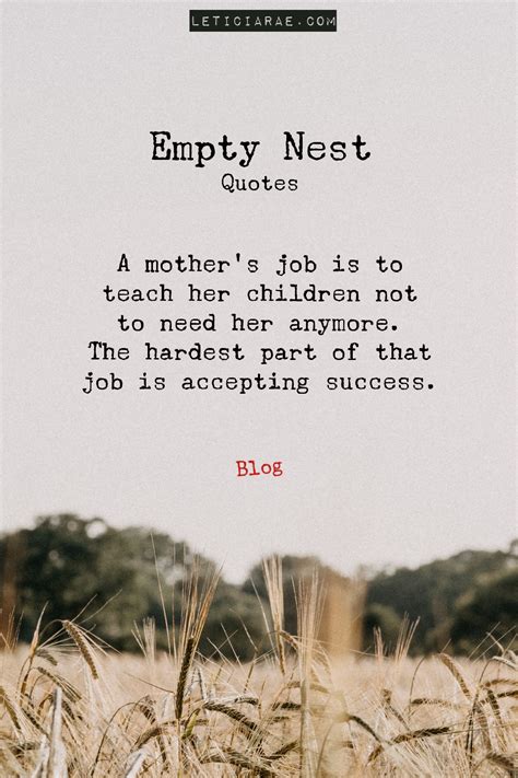Empty Nest Quotes — Finding The Silver Lining