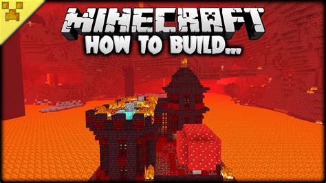 How To Build An Easy Mini Minecraft Nether Fortress Youtube
