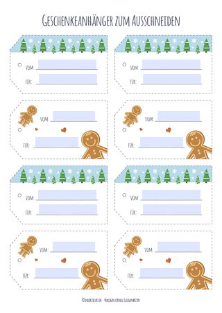 Wir geben ihrem kind einen ort der geborgenheit. Drucke selbst! Kostenlose Geschenkeanhänger für Weihnachten