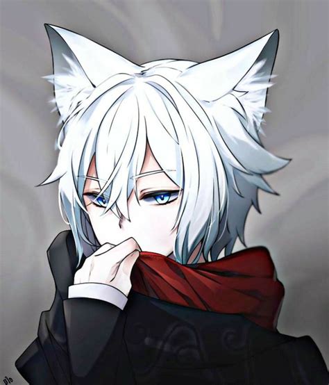 Pin By Death The Kid On Anime Wolf Boy Anime Anime Fox Boy Anime Neko