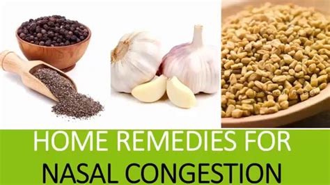 Home Remedies For Nasal Congestion Home Remedies For Blocked Nose