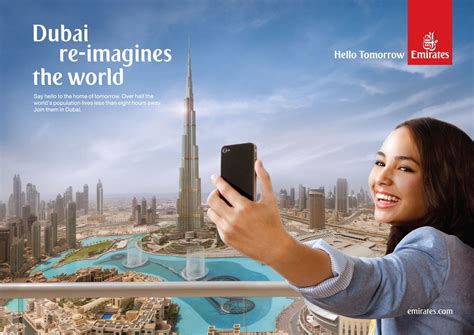 Emirates Burj Ads Of The World Emirates Airline Emirates Dubai