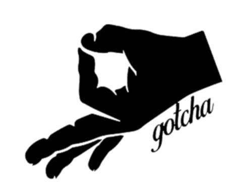 Gotcha Hand Decal | Funny vinyl decals, Car decals, Vinyl decals