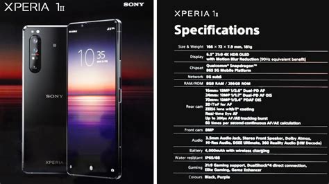 When you hold the phone in your hand, you don't the 3,600 mah battery of the sony xperia 10 ii doesn't inspire confidence, given the large and bright screen, but our tests have shown that battery life is. Sony Xperia 1 II, Xperia 10 II Specifications Surface ...