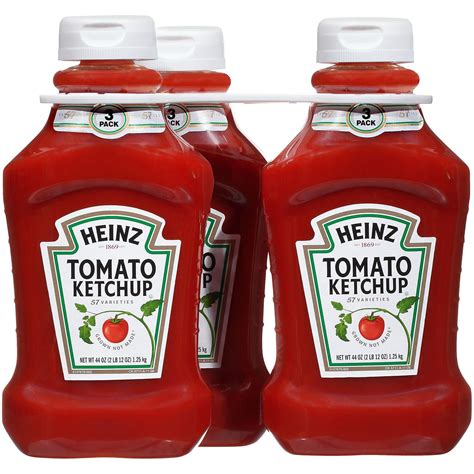 Heinz Tomato Ketchup 44 Oz 3 Pk
