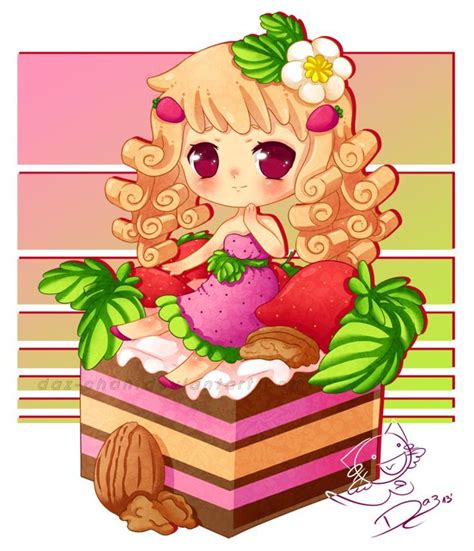 Fruit Brownie Chibi Chibi Cute Chibi Kawaii Anime