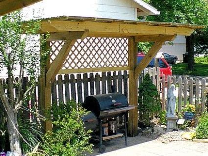 If you want to create a lean to shelter for your bbq grill, using common materials and tools, you should take a look over this project. 25 Best Ideas of Shelter Outdoor Grill Gazebo