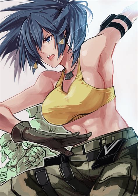 leona heidern ralf jones and clark still the king of fighters and 2 more drawn by