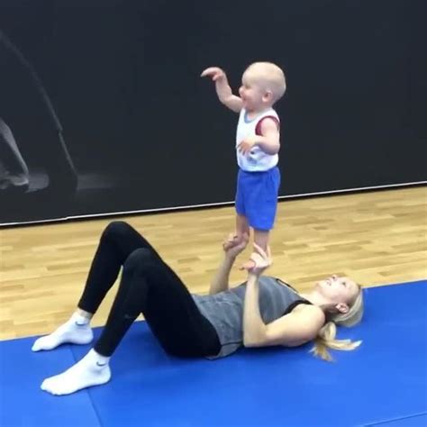 Mom Uses Baby As Weight During Bench Press Jukin Licensing