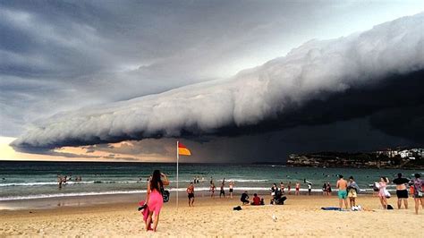 Storm Wave Surges Over Sydney The Australian