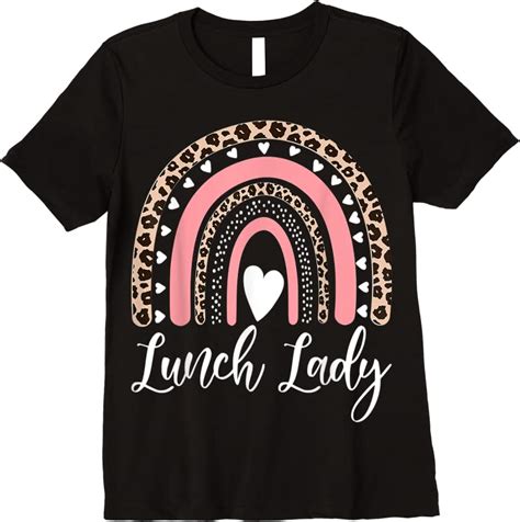 New Lunch Lady Leopard Rainbow Back To School T Shirts Teesdesign