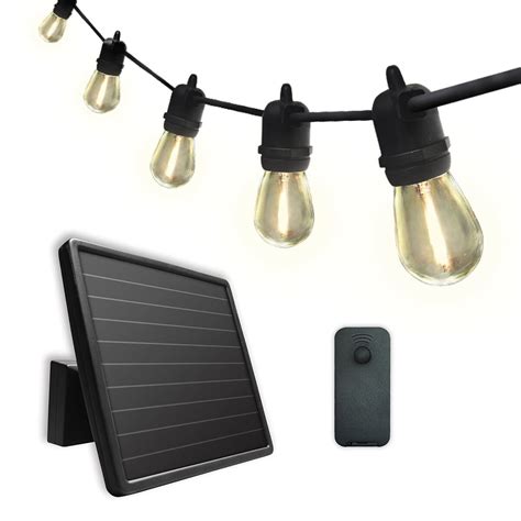 Sunforce Solar String Lights With Remote Control Costco Uk